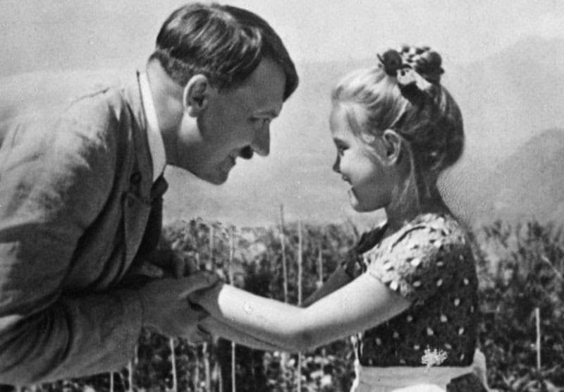 Adolf Hitler with Rosa Bernile